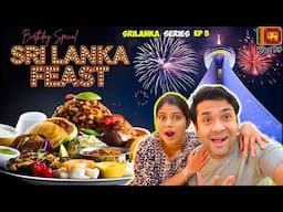 Sri Lanka's BIGGEST Buffet 🍽️ 🍖♨️🔥🥩🍳 at Lotus Tower & Gangaramaya 🛕Temple Visit Colombo
