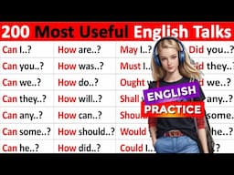 ✅100 question answers to speak English Easily and Fluently / B1 English Listening Practice