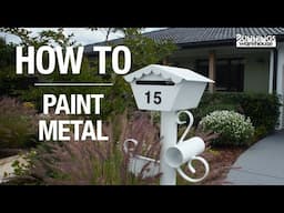 How To Paint Metal- Bunnings Warehouse