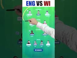 ENG vs WI Dream11 Team Today Prediction, WI vs ENG Dream11: Fantasy Tips, Stats, Analysis