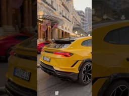 MONACO SUNSET LUXURY DRIVING Lamborghini URUS #shorts #shortvideo