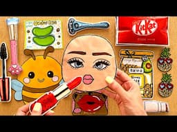 ❄️ Paperdiy ❄️ Roblox 로블록스 Skincare & Makeup ASMR | Squishy | Satisfying | papercraft