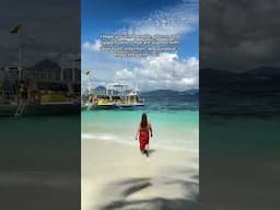 Entalula Beach, El Nido, Palawan 🩵🌊🛥️ #elnido #palawan #shorts