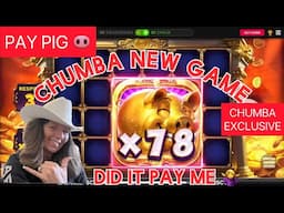 CHUMBA CASINO🚨NEW SLOT🚨PAY PIG 🐽DID I PAY IT OR DID IT PAY ME? #chumbacasino #newslot