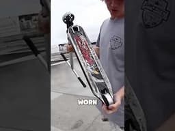 he has NO TYRES 🤯 #scooter #skatepark #shorts