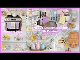Decoración de mi Cocina para Primavera 💜🐣 color lila y amarillo.