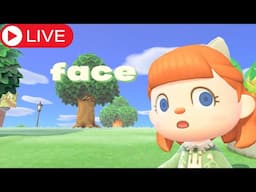 first face cam stream kinda nervous | acnh live