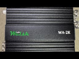 Welsh Audio WA-2K (1/0 Inputs) Overview and Amp Dyno