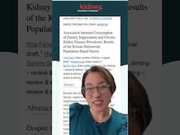 Study Review: Dietary Supplements and CKD