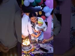 celebrate annaprashan 💛 party || ae dil laaya h bahar ❤️ #cute baby #love #decoration #party #shorts