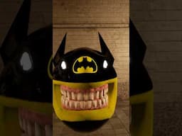 Pac-man Riddler and Penguin vs Batman part2 #batman #pacman #shorts