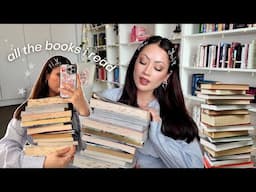 every book i read, ranked worst to best 📖 2024 reading wrap up!