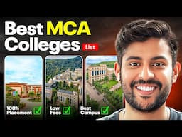 Top 10 MCA Colleges in India with Highest Placements & Lowest Fees!