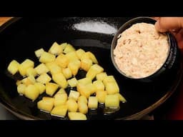 If you've 1 potato and 1 can of tuna, this breakfast recipe is for you! Simple and delicious