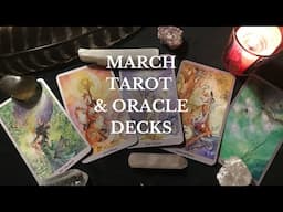 March Tarot & Oracle Decks