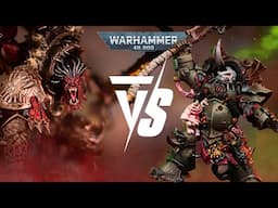 NEW World Eaters Vs NEW Death Guard: 2000pts Warhammer 40K Battle Report