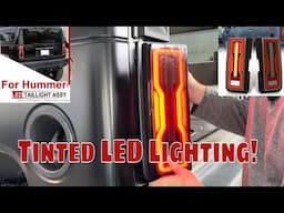 Tinted LED Lighting All The Way Around The H2 Hummer Project!