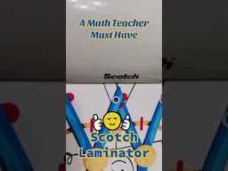 A Math Teacher MUST Have #laminator #classdecoration