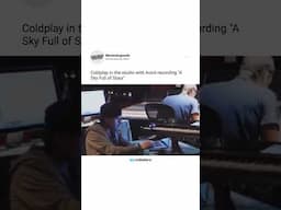 Behind the scenes footage of Avicii and Chris Martin in the studio #avicii #coldplay #studio #edm