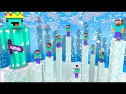 I Trapped 200 Players, But Snow Rises Every 20 Seconds...