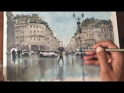 Just After The Rain ~ Watercolor Painting Tutorial