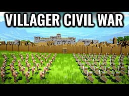 Minecraft - CIVIL WAR of the VILLAGERS | All Parts