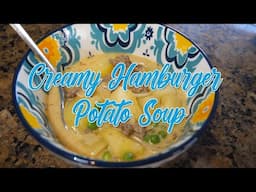 Creamy Hamburger Potato Soup