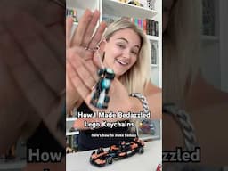 How To Make Lego Bedazzled Keychains ✨ #lego #f1 #formula1 #legos