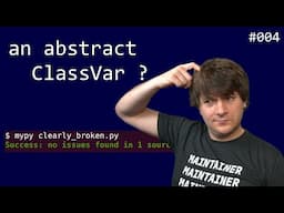typing an abstract ClassVar