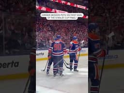 Connor McDavid's First Goal Of The Stanley Cup Final 🚨
