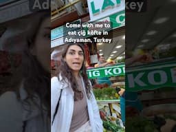 This is my favorite Turkish food (IT’S VEGAN) #turkey #foodvlog #çiğköfte