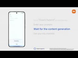 Use Xiaomi HyperAI within Notes App to create a smart travel checklist in seconds.😉 #XiaomiHyperOS2