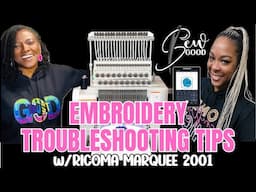 Embroidery Troubleshooting Tips!