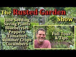 June Crops, Tomato, Pepper, Zucchini & Cucumber Tips, Harvesting & More (The Rusted Garden Show E3)