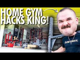 Dad Builds Versatile Garage Gym on a Budget (Using Smart Hacks!)