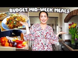 BUDGET FAMILY MID-WEEK MEALS | Boujee, Budget, Meals We Ate This Week!