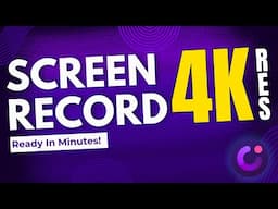 How to screen recording 4K videos?