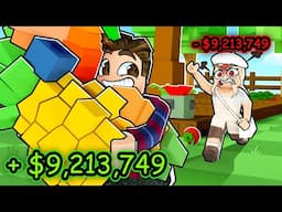 ROBLOX GROW A GARDEN but I STEAL other people's fruits
