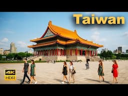 Exploring the Most Beautiful Landmark in Taiwan - Taipei Walking Tour  | 4K HDR