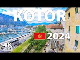 Kotor, Montenegro Walking Tour ☀️ (4K Ultra HD) – With Captions