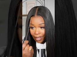 Refreshed Yaki Straight Hair, a Must- have for Beginners✅ #wigs #straighthair #gluelesswigs #hdlace