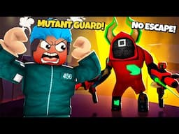 I TRIED TO ESCAPE SQUID GAME MUTANT GUARD | ROBLOX | Mega Escape Squid Game
