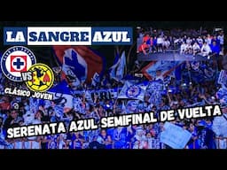¡INCREÍBLE Banderazo Azul! La Sangre Azul CRUZ AZUL vs América – Semifinal Clausura 2025