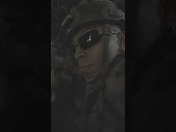 Follow Marines as they fast rope through the trees in Japan
