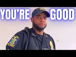 Wannabe Cop Realizes He Stands 0 Chance Against Clever Citizen