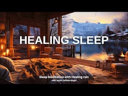 Healing Sleep Meditation with Rain ⎮ ASMR ( No Mid-roll Ads )