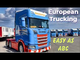 European Trucking.  As easy as ABC, Aberdeen - Belgium - Cardiff