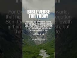 John 3:16 | Encouraging Bible Verse For Today
