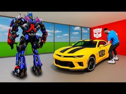 Stealing Cars from Transformers Dealership in GTA 5