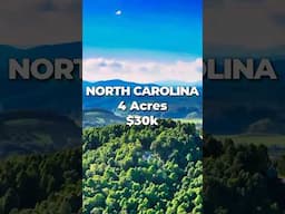 LAND for SALE in NORTH CAROLINA • 4 Acres for $30k • LANDIO